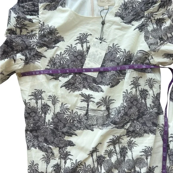 Tuckernuck x India‎ Hicks Black and White Toile Domino Mini Dress - Picture 12 of 16